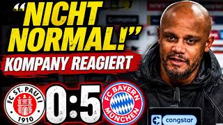 Vincent Kompany rastet aus nach St. Pauli 0-5 FC Bayern – „Das war KEIN normales Spiel!“