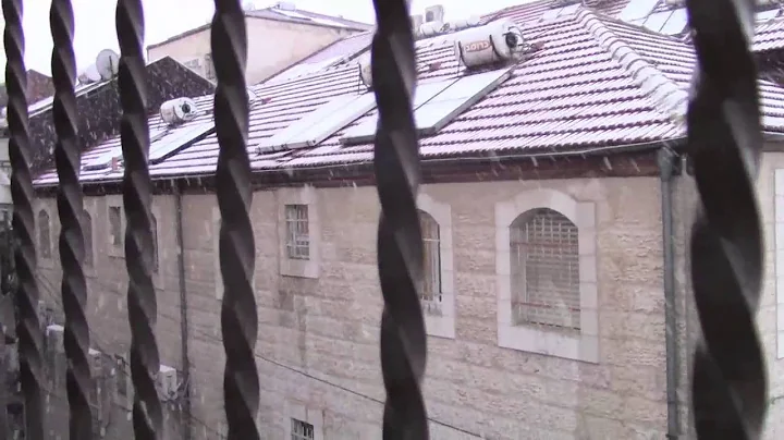 Beautiful Snow In Jerusalem!