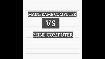 Difference between Mainframe and Minicomputer | mainframe  vs mini computer| #computer #types ofcomp