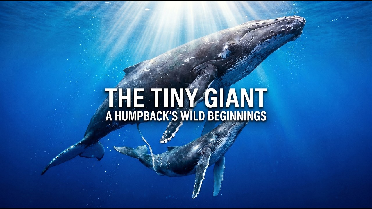 Newborn Humpback Calf Learns to Swim Before a 5,000-Mile Journey