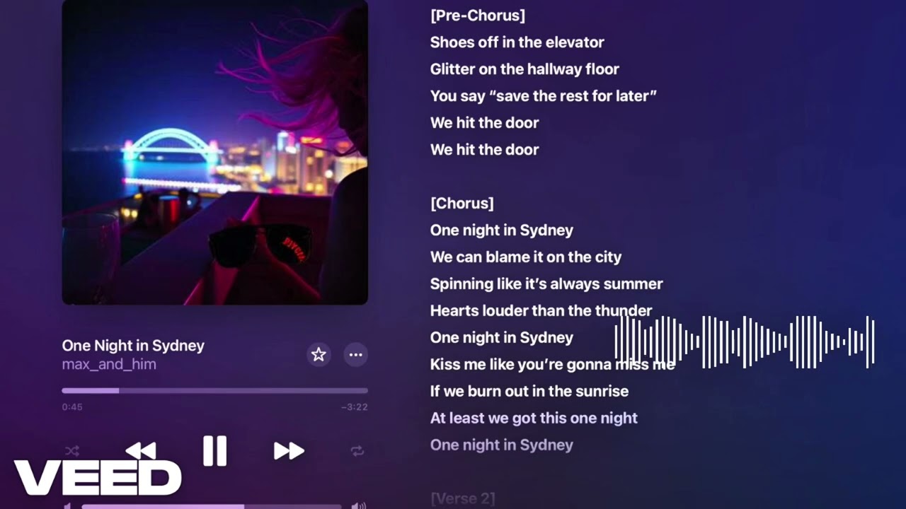 One Night in Sydney (Official Lyric Video) - YouTube