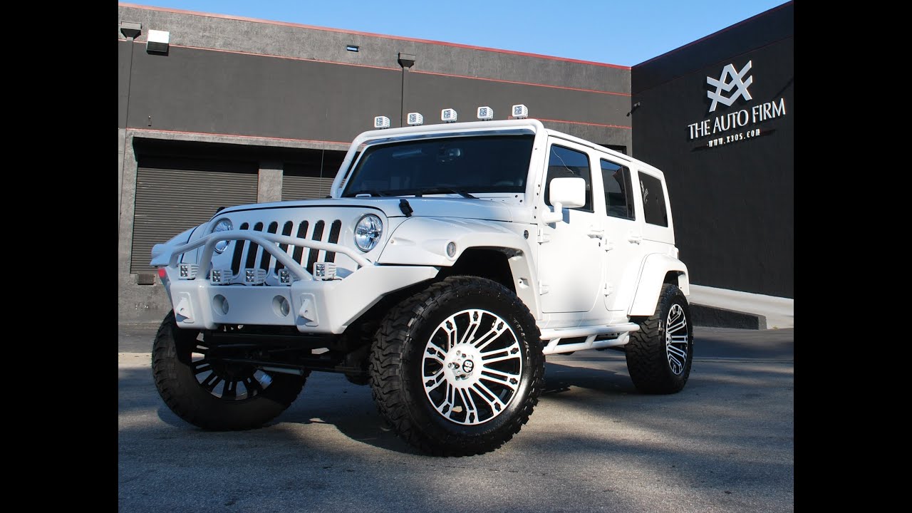 2013 Avorza Jeep Wrangler White Edition - The Auto Firm by Alex Vega -  YouTube