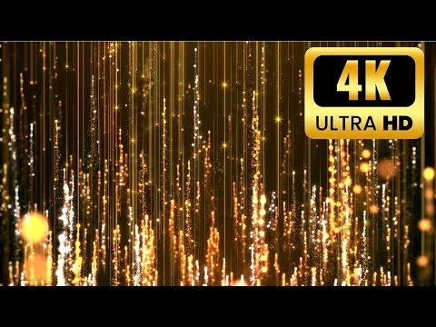 Gold Glitter Background | 4K Art Tv Screensaver Video