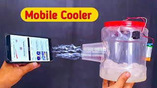 Mini Cooler for Mobile Cooling.  How to make Cooler #diy