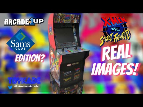 Arcade1UP - X-men Vs Street Fighter real FCC images + Sam's Club edition from ToyKade