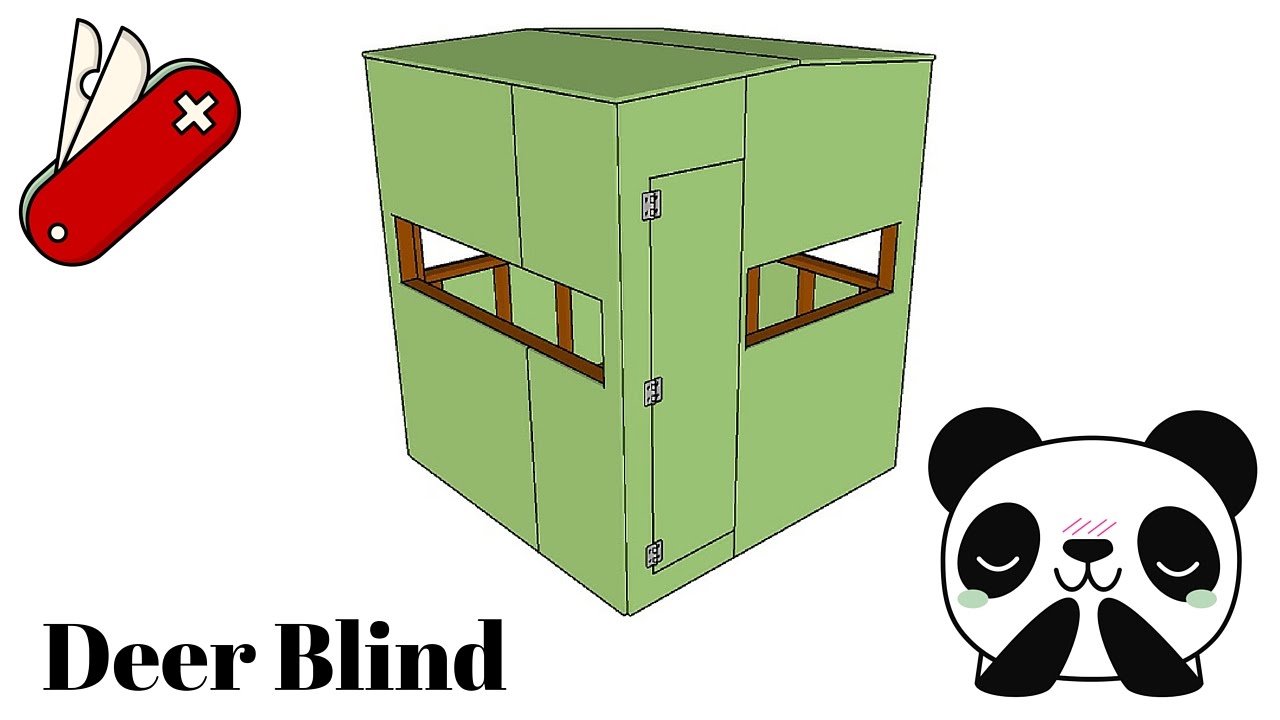 blind stand, free blind stand plans, hunting blind plans, deer box plans, 6...