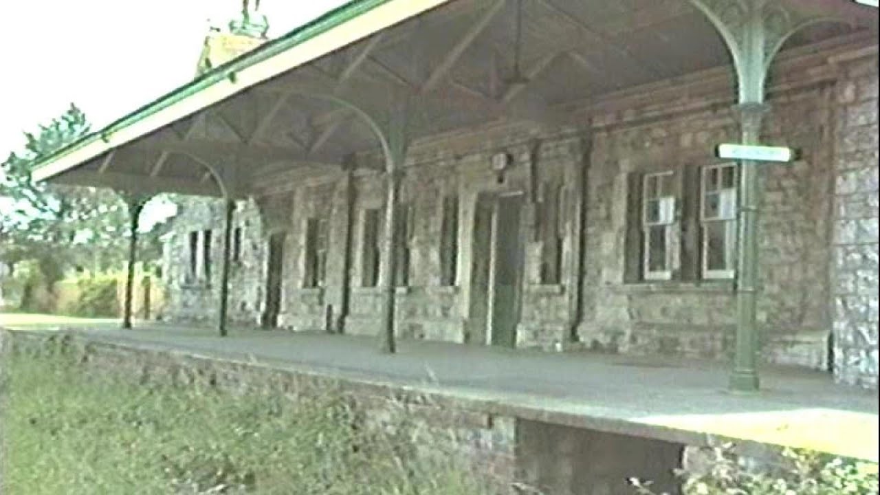 Swanage Railway, Corfe Castle Station Before Restoration 1988-1989