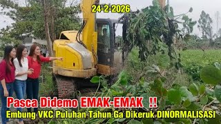 PASCA DIDEMO EMAK-EMAK‼️Embung VKC Puluhan Gak Dikeruk Akhirnya Dinormalisasi
