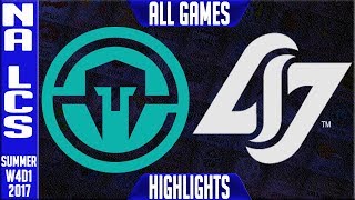 IMT vs CLG Highlights ALL GAMES | NA LCS Week 4 Summer 2017 | Immortals vs CLG