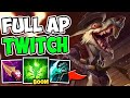 THIS FULL AP TWITCH BUILD IS TAKING OVER THE META FOR SEASON 11 (INSANE DOTS) - League of Legends