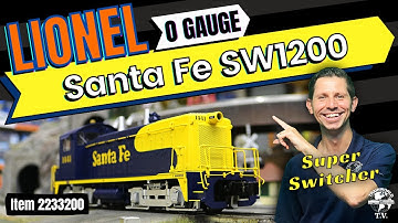 O Gauge Lionel - Santa Fe SW1200 Switcher