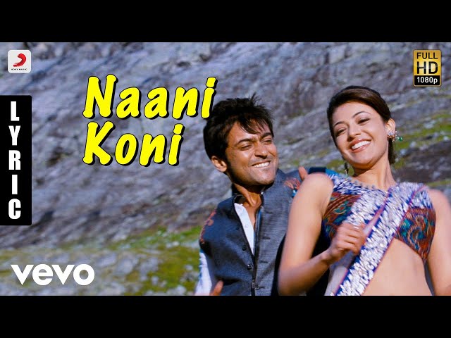 Maattrraan - Naani Koni Tamil Lyric | Suriya, Kajal | Harris Jayaraj class=