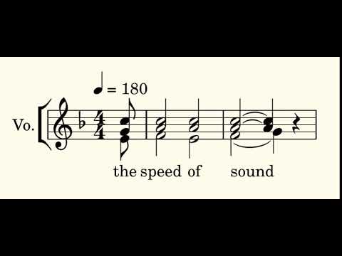 THE SPEED OF SOUND