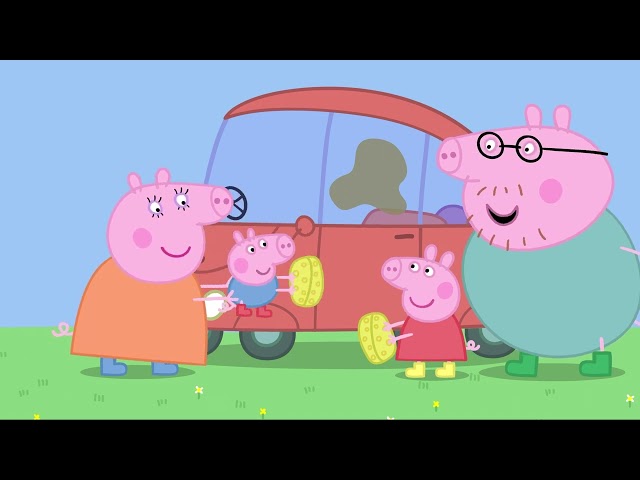 ペッパピッグ | くるまのおそうじ | Peppa Pig Japanese | 子供向けアニメ