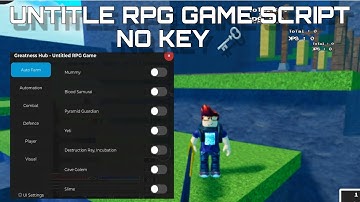  Updated | Untitled Rpg Game Script 2025 No Key