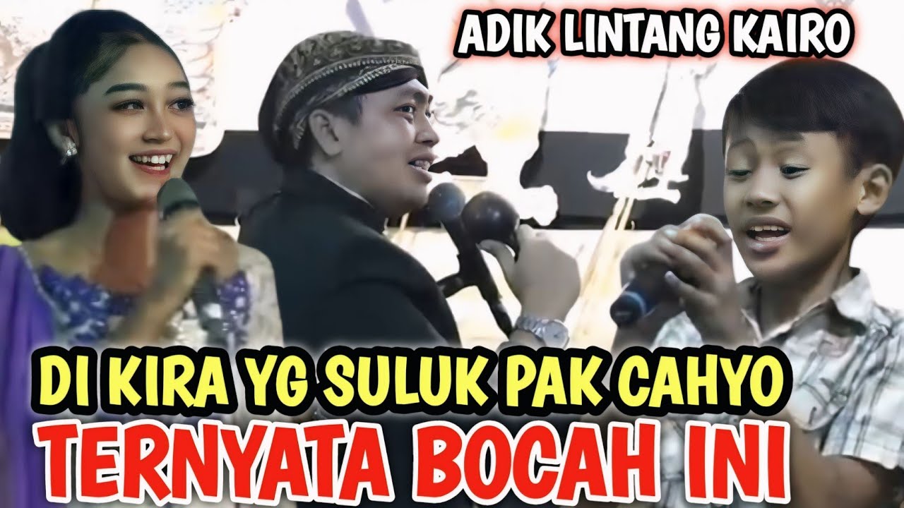 Semua heran..!! Anak ini bisa menirukan gaya suluk pak Cahyo suaranya betul betul mirip