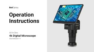 4K Digital Microscope DM02081111 Operation