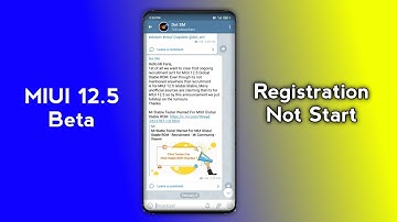 Officially MIUI 12.5 Beta Registration Not Start ? | How To Apply MIUI 12.5 Global Beta Testing ?