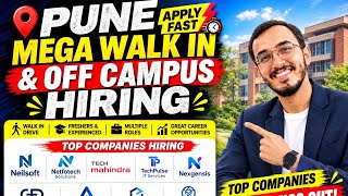 Pune Walk-In & Off Campus Hiring 2026 | September | Freshers & Experienced | IT Jobs