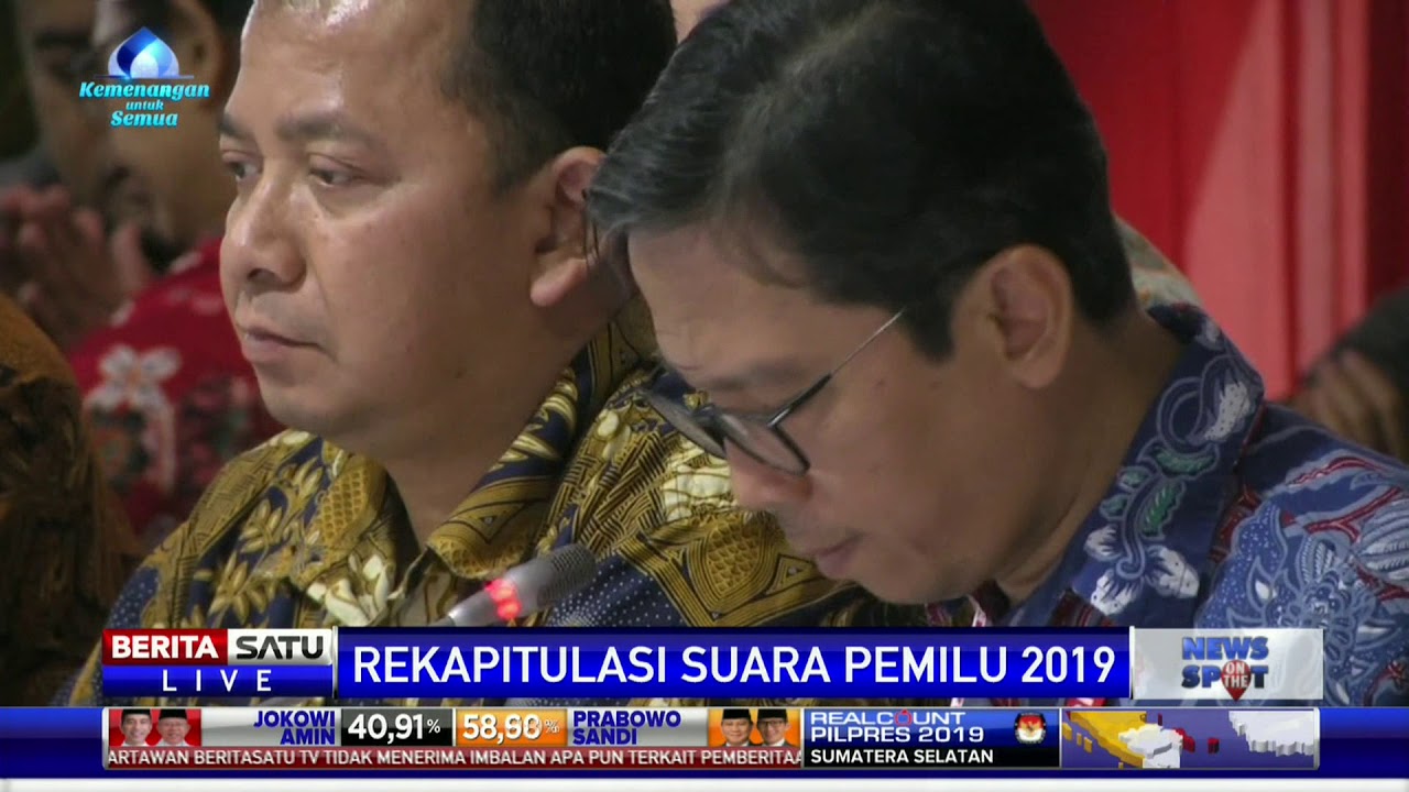 KPU: 4 Provinsi Sudah Selesaikan Rekapitulasi Suara Pemilu 2019 