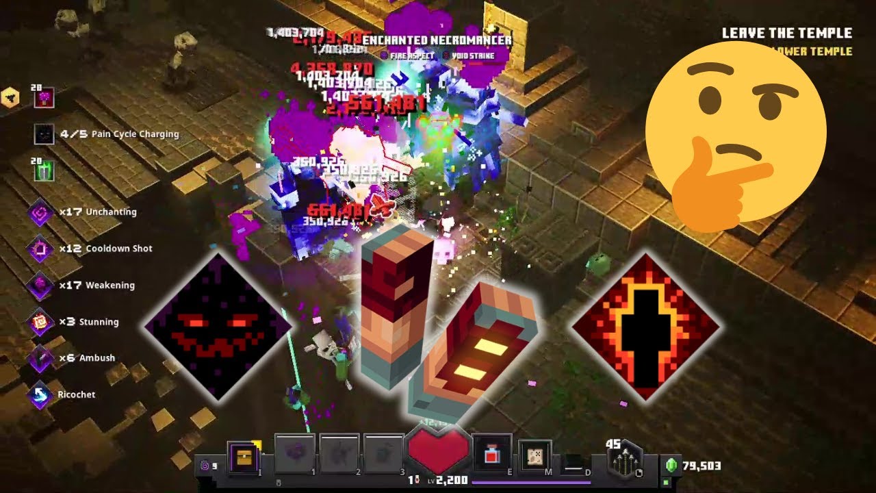 [Minecraft Dungeons] Pain Cycle And Reckless On Fighters Bindings?! | Dumb Pain Cycle Builds #3