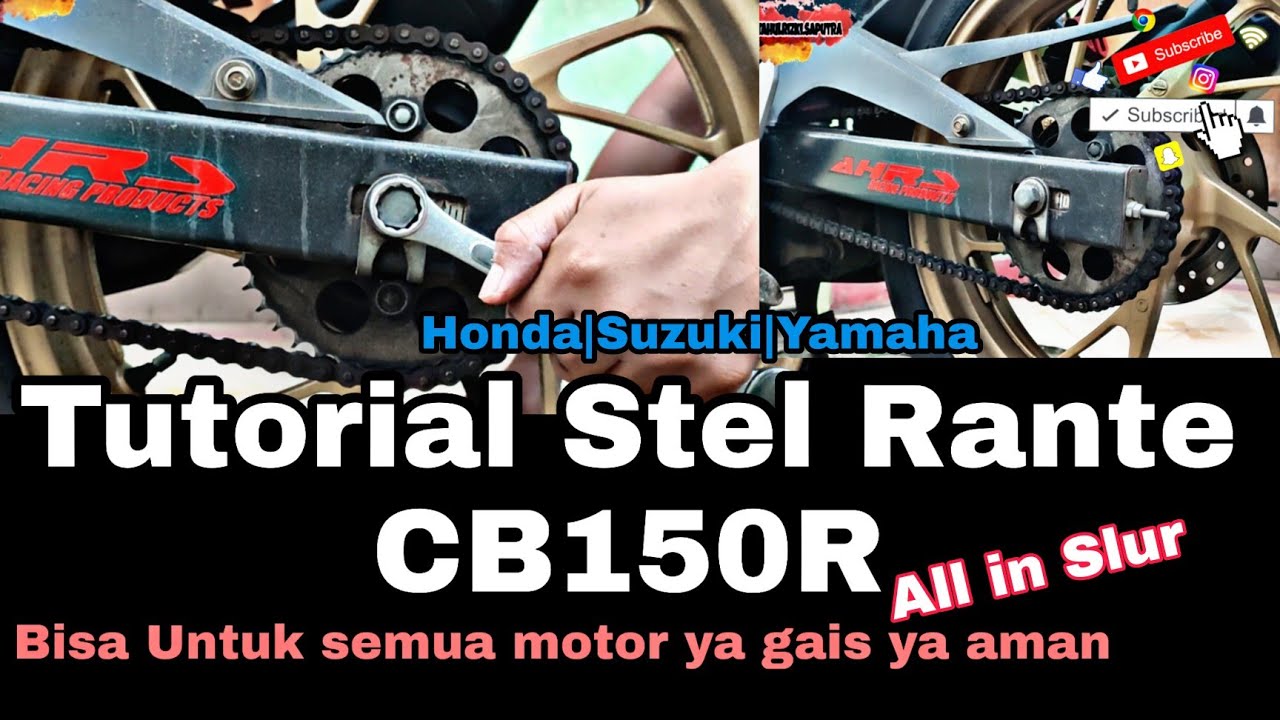 Stabil Rante Motor Cara Stel Rante Motor CB150R |Honda|Yamaha|Suzuki All in Lur - YouTube