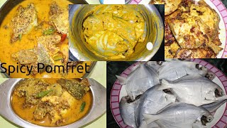 Spicy Pomfret | Pomfret Masala Curry | Pomfret Curry | Fish Curry | Masaladar Pomfret Curry