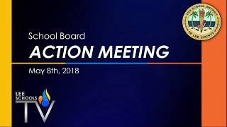 School Board Action Meeting - May, 8th 2018