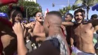 Rio's carnival-goers in defiant mood