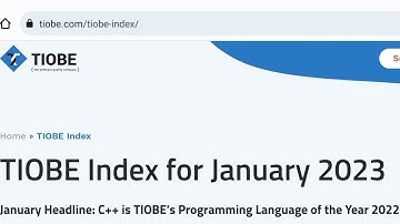 Top 20 Computer Programming Languages - January 2023 Ranking by TIOBE Index