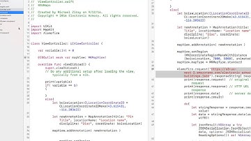 iOS MapKit Tutorial with secondary view controller - CS 402 Stream