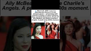 Lucy Liu at 2000 Oscars — Red Versace, Charlie's Angels Era   #lucyliu #oscars2000