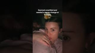 realistic night with 3 months baby 🤩 Happy Babies Kidz View 💕#happybabieskidzview