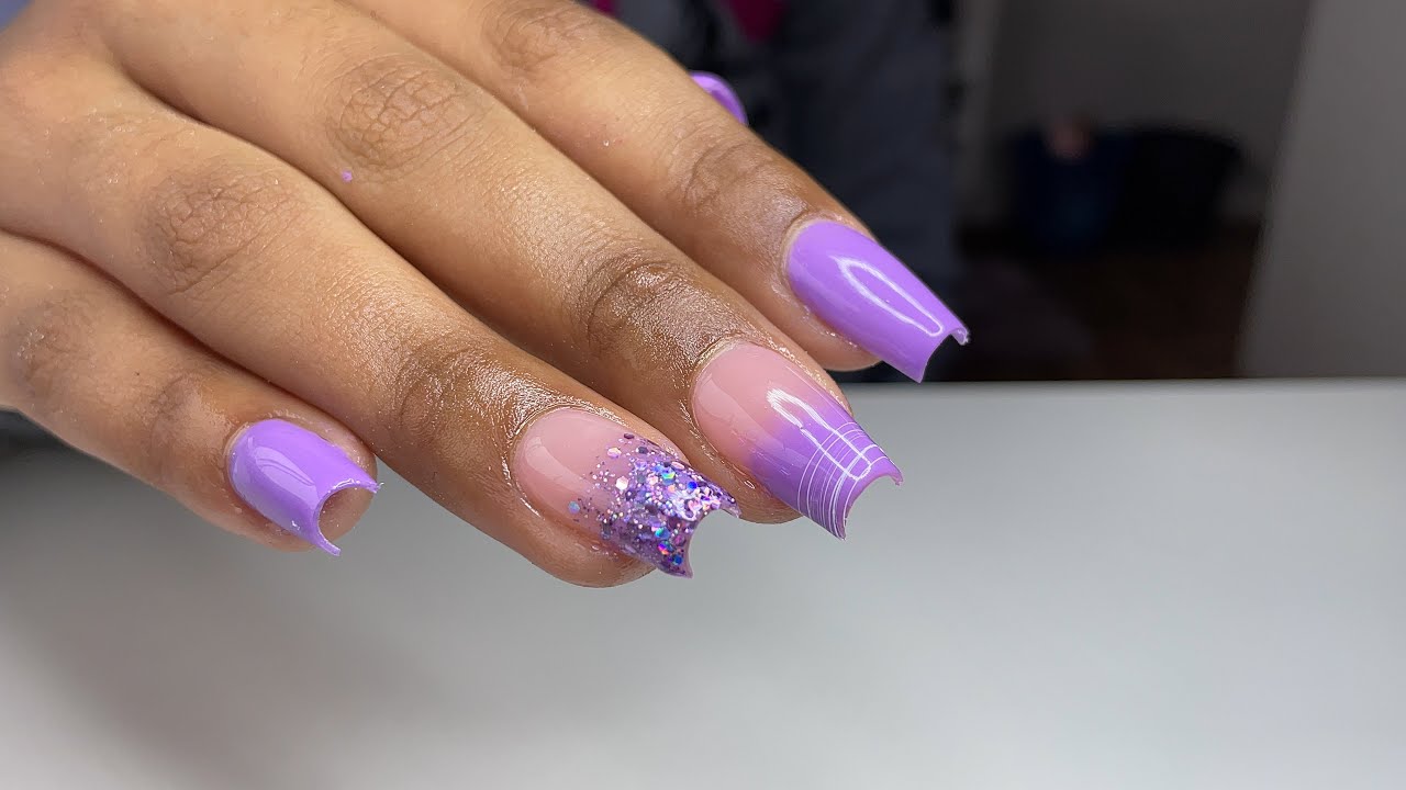 PASSO A PASSO POSTIÇA REALISTA ESMALTAÇÃO EM GEL SIMPLES 💜 - YouTube