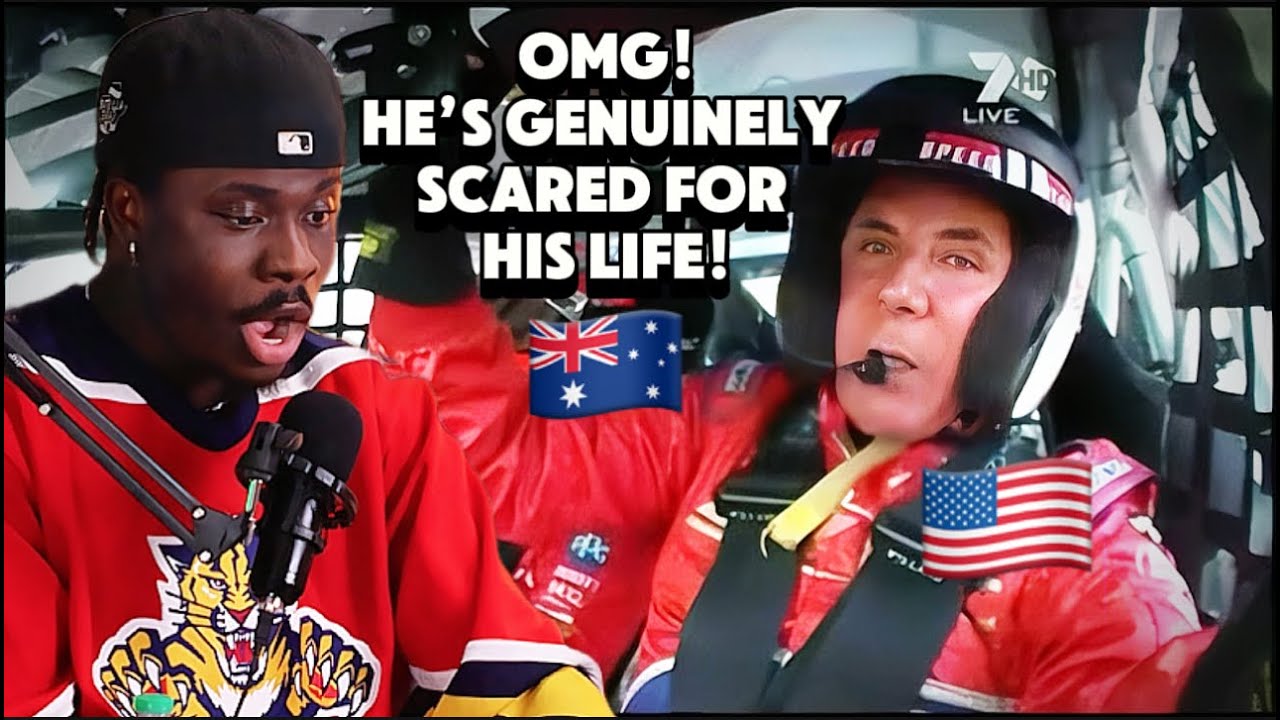 🇺🇸🇦🇺РЕАКЦИЯ АМЕРИКАНЦЕВ НА НЕЗАБЫВАЕМУЮ ПОЕЗДКУ ЖИЗНИ ГОНЩИКА NASCAR ДАРРЕЛЛА УОЛТРИПА НА ТРАССЕ ...