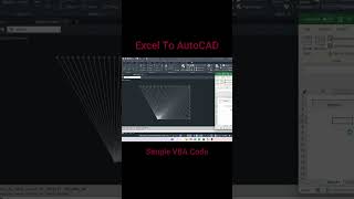 Excel to AutoCAD Using VBA #shorts