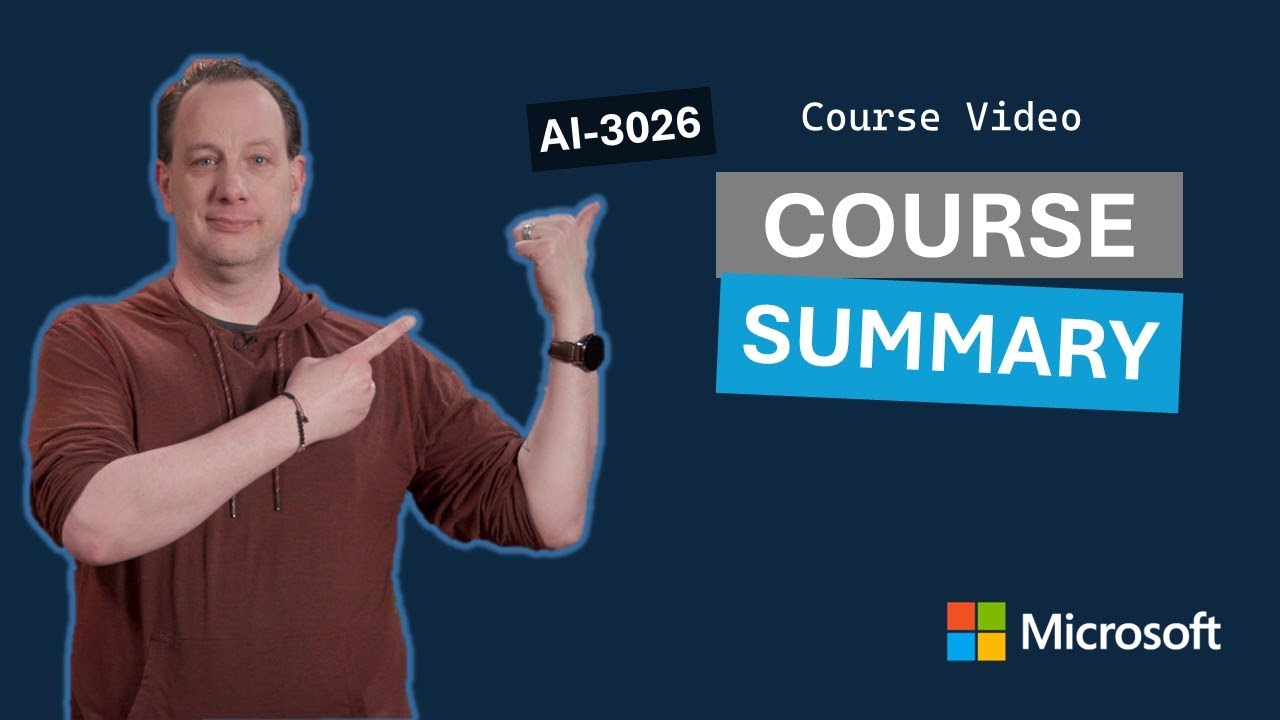 Course Outro AI-3026 - YouTube