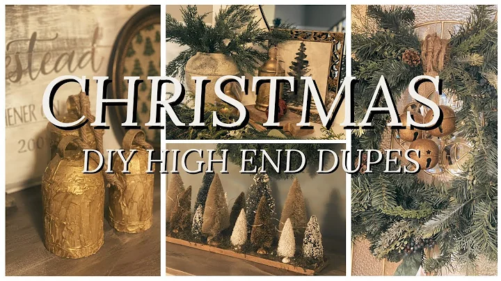 High End Pottery Barn Christmas DIY Dupes | Look For Less Holiday Decor