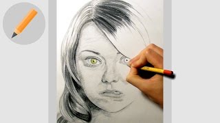 Emma Stone | Pencil drawing