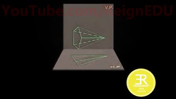 Front View and Top View of Pentagonal Pyramid - #ReignEdu Animation Series #ED85