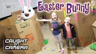 Easter Bunny Caught on Camera in Real Life! We Caught the Easter Bunny in Homemade Trap! It Worked!