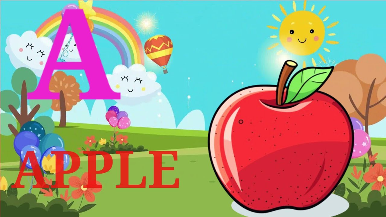 A is for apple B is for baby | abc phonics | a for apple - YouTube
