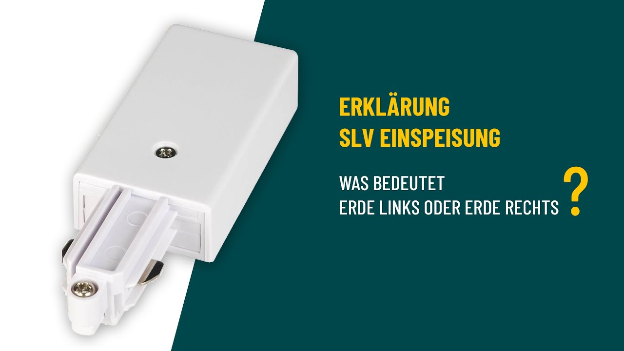 SLV 1-Phasen Einspeiser - Was bedeutet Erde links oder Erde rechts?