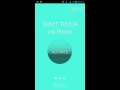 how to make free app don t touch phone alarm