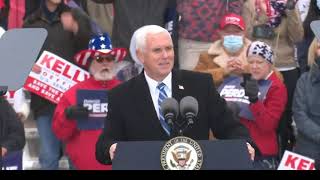 'Fighting to Save America:' VP Pence speaks at Defend the Majority rally in Georgia