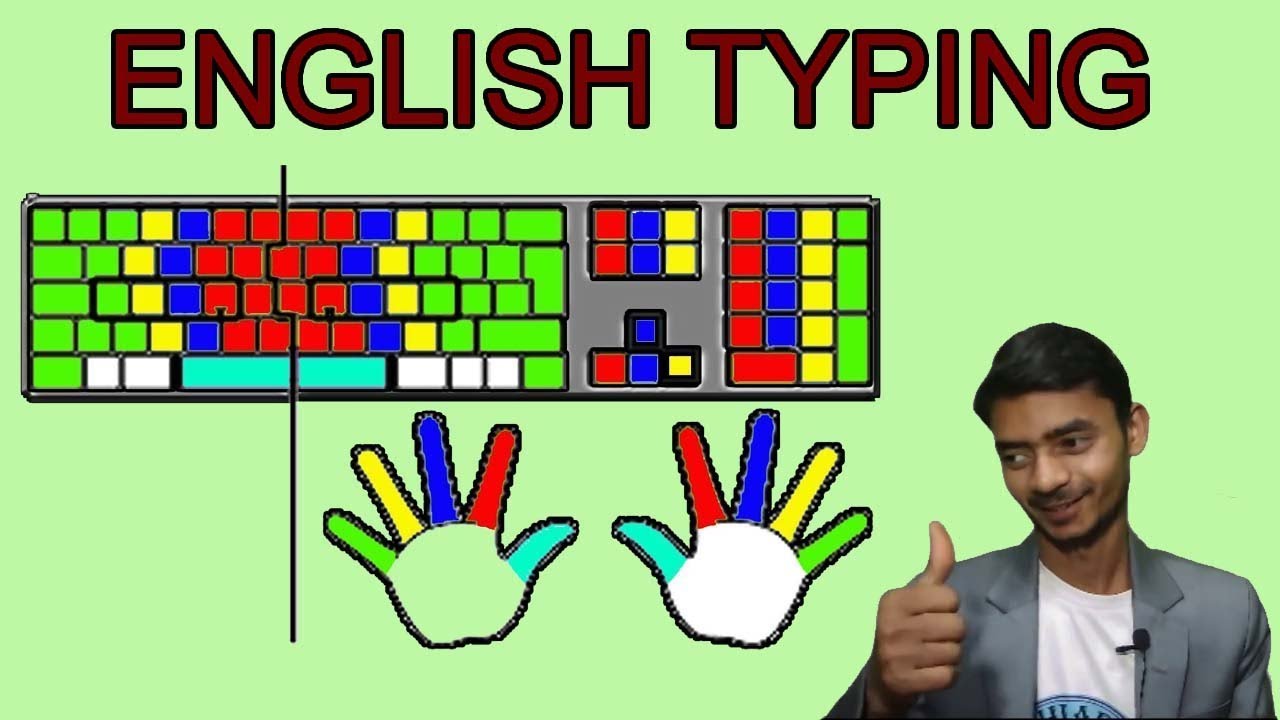 How to Learn English Touch Typing in Hindi English Typing Kaise sikhe ...