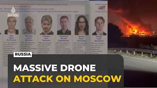 Ukraine launches record drone attack on Moscow as Russia votes