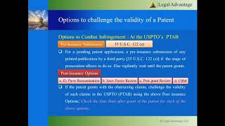 Options to Challenge the Validity of a Patent