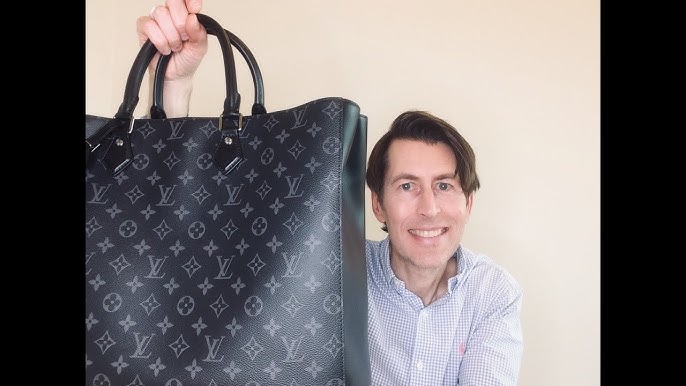 Louis Vuitton Black, Grey Split Monogram Eclipse North South Tote Louis  Vuitton | The Luxury Closet