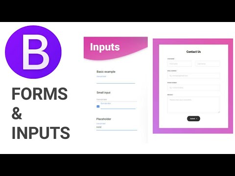 26.Bootstrap 4 Forms and Inputs in Hindi | Bootstrap Tutorial in Hindi ...